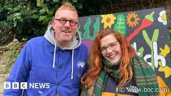 Meet the pair growing veg on 'neglected' land