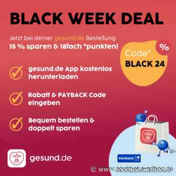 gesund.de mit attraktiven Rabatten in der Black Week