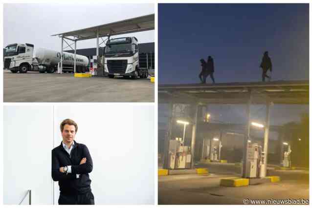 “Transmigranten lopen op het dak van ons tankstation en laten zich op vrachtwagens vallen”, en dus ziet dit transportbedrijf geen andere optie dan een bewakingsfirma inschakelen