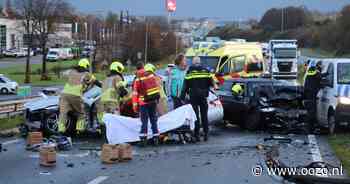 Meerdere gewonden bij ernstig ongeluk op N451 bij Waddinxveen, traumahelikopter opgeroepen en weg di