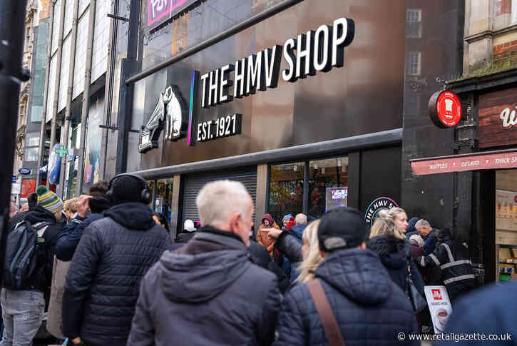 HMV pauses store openings and warns of job cuts following national insurance spike