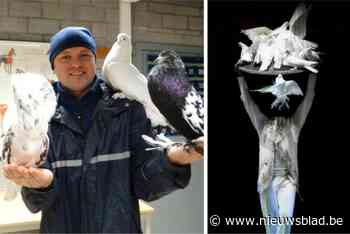 Circusartiest Andrejs (38) brengt 35 duiven mee naar Sint in de Piste: “Overdag vliegen ze vrij rond, ’s avonds stelen ze de show”