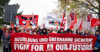 VW-Tarifrunde: Mehr als 6.000 protestieren in Wolfsburg