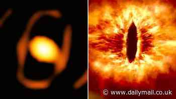 Scientists take the first EVER close-up picture of a star outside our galaxy - and it looks just like the Eye of Sauron