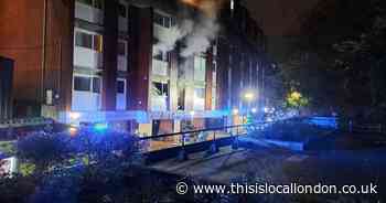 Man arrested after cannabis plants found following Islington flat fire