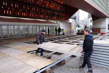 Gent moet nog twee weken wachten op kerstmarkt, maar opbouw is al begonnen