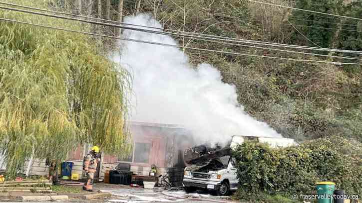 Chilliwack firefighters called to vehicle fire at Yale Road housing complex, which previously had a demolition permit