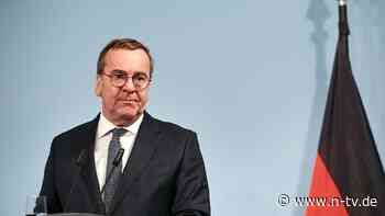 "Stehe nicht zur Verfügung": Verteidigungsminister Pistorius verzichtet auf Kanzlerkandidatur