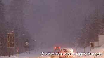 Starker Schneefall bremst Verkehr im Süden aus