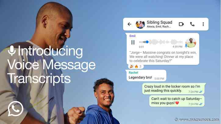 WhatsApp Gains Voice Message Transcripts