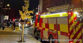 Police and fire services rush to tackle suspected blaze at major Watford hotel