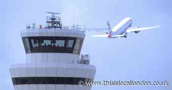 Which flights are scheduled to leave Gatwick South Terminal amid evacuation?