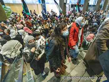 Police probe alleged assault, vandalism after pro-Palestinian protest at Concordia