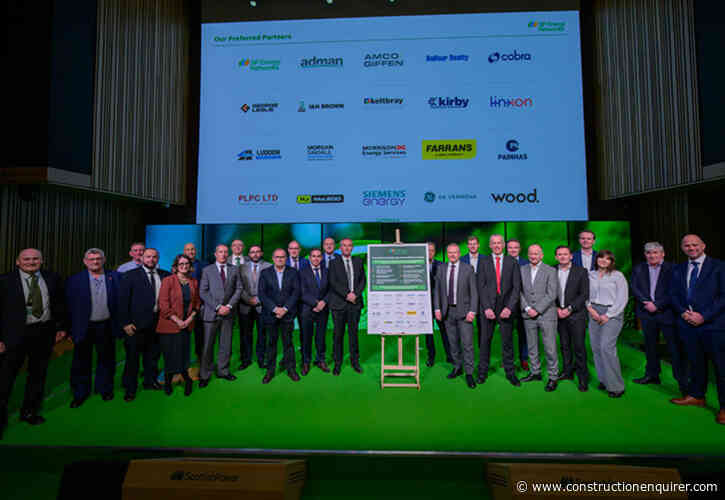 Winners revealed for £5.4bn electricity grid upgrade