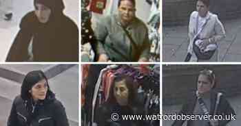 CCTV images released after 'more than 40 atria Watford thefts'