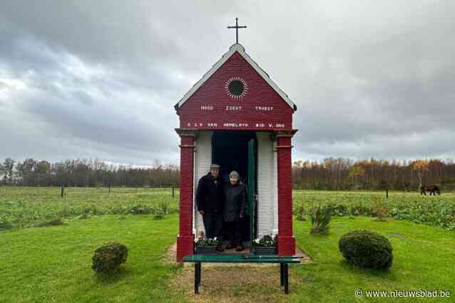 Familie van Noël en Maria steekt al meer dan 150 jaar de kaarsen aan in kapel O.L.V. Hemelrijk: “Kom zelfs met mijn zitmaaier het gras afrijden”