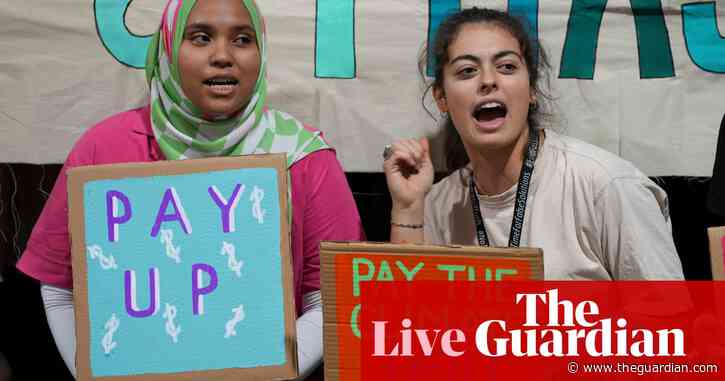 Cop 29: new draft text criticised as ‘totally unacceptable and inadequate’ – as it happened