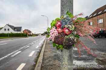 Bloemen voor verongelukte Els en petitie voor lagere snelheid op Diepenbeekse Steenweg