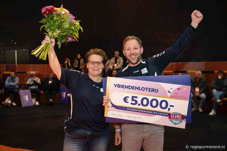 Schermvereniging En Cavant ontvangt 5.000 euro van VriendenLoterij als Club van de Week