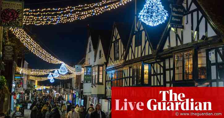 UK private sector is contracting as firms give ‘thumbs down’ to the budget, hitting pound – as it happened