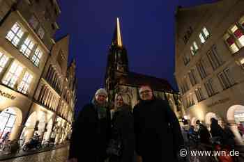 „Himmelsleiter“ leuchtet wieder in Münster