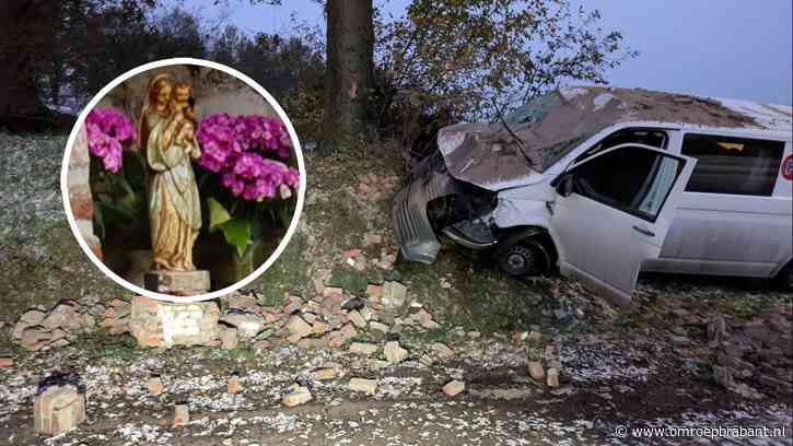 Oud kapelletje is na ongeluk helemaal stuk, maar Maria is nog heel