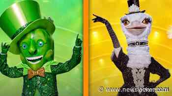 Zure Bom en Struisvogel zorgen voor grootse onthulling in The Masked Singer