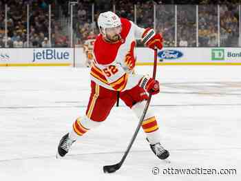 NO PLACE LIKE HOME: Calgary defenceman MacKenzie Weegar will have number retired by Nepean Raiders