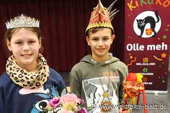 Mateo Grimme und Alina Rieck sind das neue Nieheimer Kinderprinzenpaar