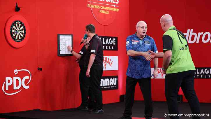 Pijnlijke uitschakeling Michael van Gerwen in aanloop naar WK darts