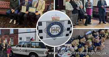 Retired police officer, 95, surprised with lifetime achievement award