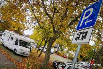 Zu viele Parkplätze für Wohnmobile an der Stadthalle Bünde?