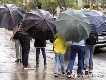 Montreal weather: Wet and windy