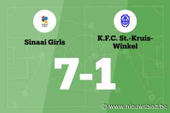 Zes opeenvolgende overwinningen voor Sinaai Girls na 7-1 overwinning tegen KFC St-Kruis-Winkel