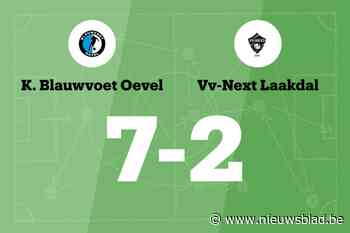 Blauwvoet Oevel in goede vorm na weer een overwinning