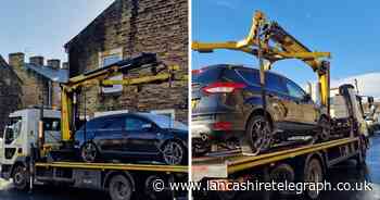 Pictures as police seize untaxed vehicles from these streets