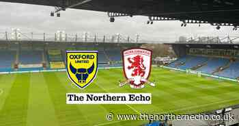 Oxford United 1-0 Middlesbrough LIVE: Hosts take first half lead