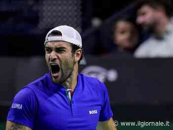 Rimonta show di Berrettini contro Kokkinakis, Italia 1-0 sull'Australia. Ora tocca a Sinner