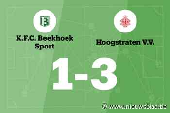 Hoogstraten wint tegen Beekhoek door treffers van De Ganseman