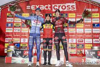 Michael Vanthourenhout ziet ploegmaat Iserbyt naar zege stuiven in Kortrijk en wordt zelf derde: “Eli was de sterkste man in koers, maar ook bij mij zat er snee op”