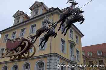 Herford: Warum über dem Rathausplatz wieder ein dickes Seil hängt