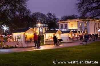 Einzigartige Geschenkideen im festlichen Kurpark