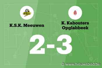 Ook Opglabbeek houdt Meeuwen B van overwinning af