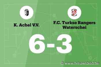 Zes opeenvolgende overwinningen voor Achel VV B na 6-3 winst tegen Turkse Rangers B