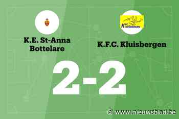 ESA Bottelare sleept gelijkspel uit de brand in de thuiswedstrijd tegen KFC Kluisbergen