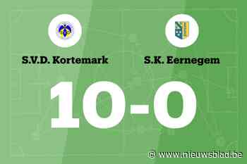 Zege voor SVD Kortemark thuis tegen SK Eernegem B