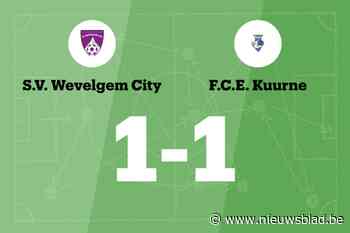 FCE Kuurne speelt gelijk tegen SV Wevelgem City B