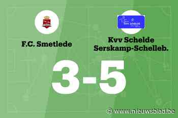 FC Smetlede B blijft verliezen na thuisnederlaag tegen KVV Schelde B