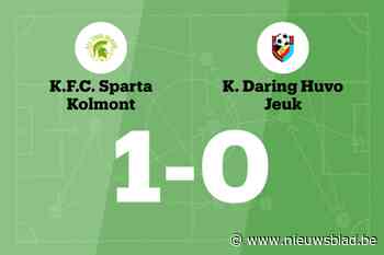 D. Weeghmans is goud waard voor Sp. Kolmont tegen DH Jeuk
