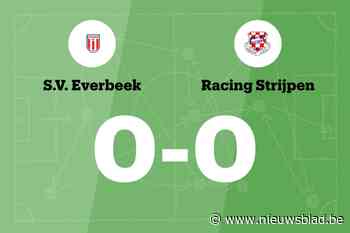 SV Everbeek B en Racing Strijpen blijven steken op 0-0